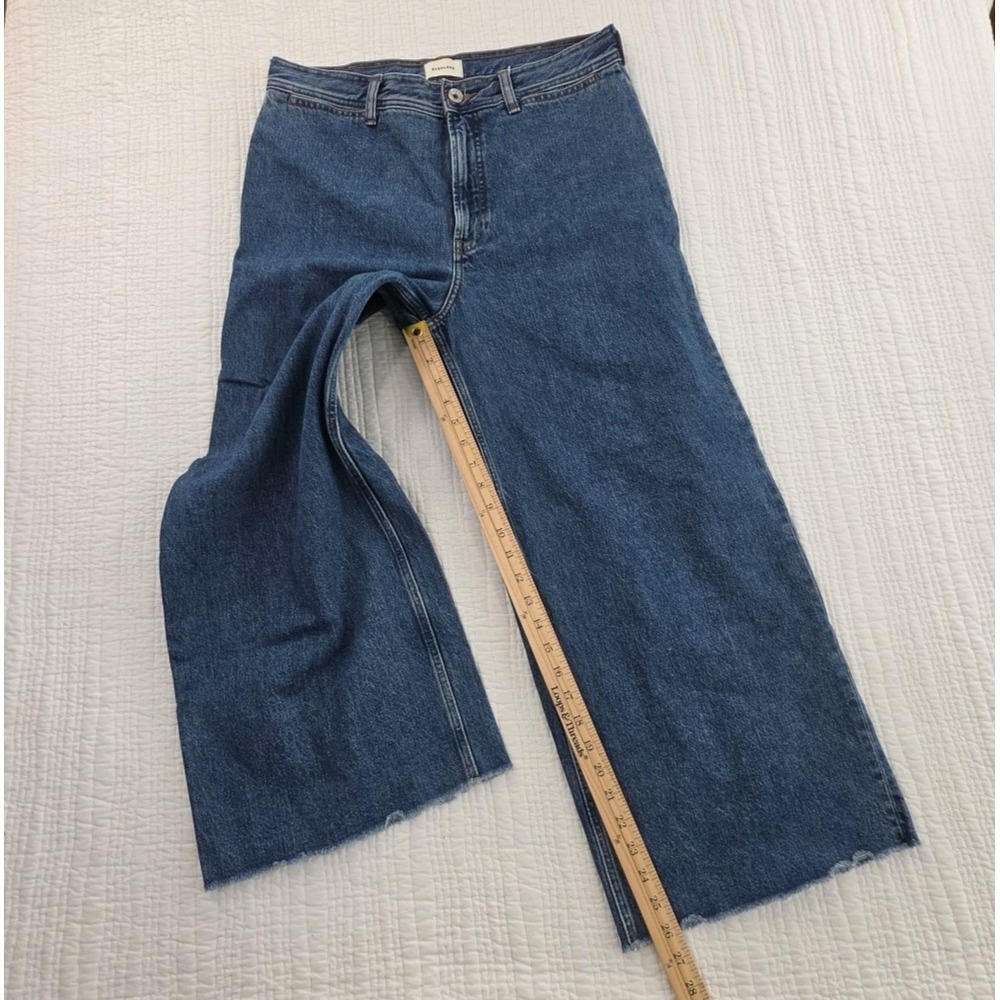 Everlane The Mariner Jean Med Blue Wash Denim Jeans Size 31R Cropped High Rise - Picture 13 of 16